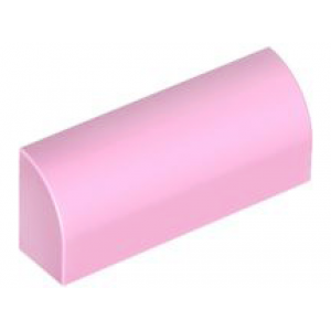 steen 1x4x1 1/3 gebogen bovenkant bright pink